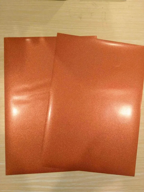 (A4*8 pcs) Glitter Red Color Cuttable Pu Flex Vinyl A4 Size 20&quot*39.37&quot Heat Transfer for Clothing Tshirts | Канцтовары для