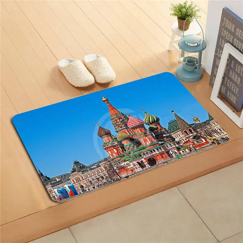 W620 #5 Пользовательские Россия Москва Дома Акварельной Живописи Коврик Домашнего