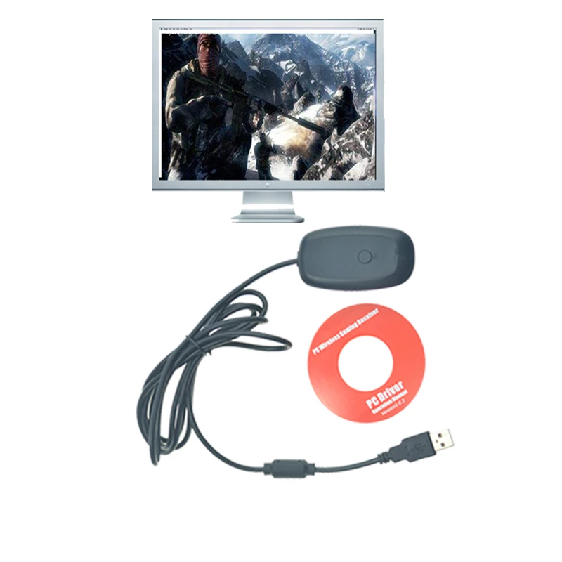 USB приемник для xbox 360 беспроводной контроллер ПК Microsoft адаптер геймпада