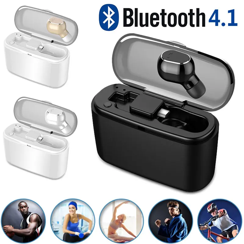 M8 мини беспроводные Bluetooth Наушники V4.1 бас стерео одиночный Handsfree вкладыши