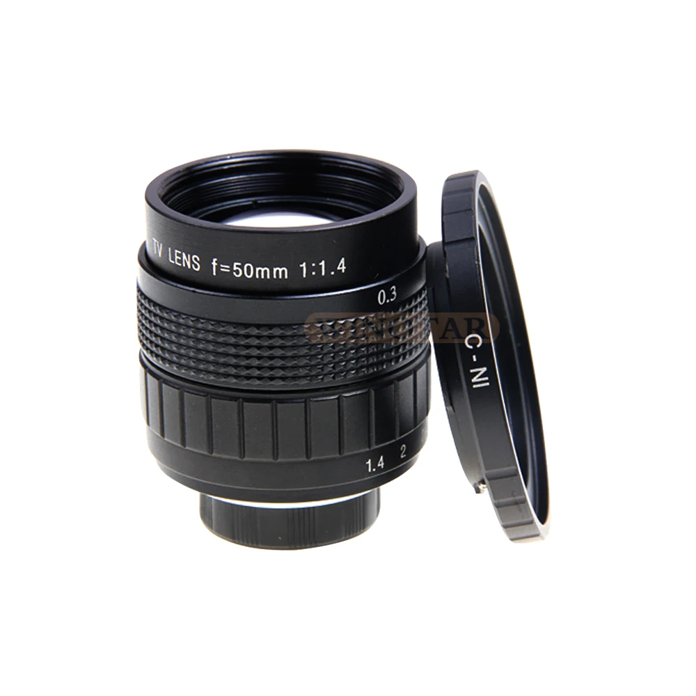 Новинка Fujian 50 мм F1.4 CC TV объектив + фотокольцо крепления для Nikon 1 J5 J4 J3 J2 J1 V3 S2 V2 V1 AW1