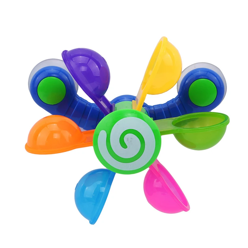 

Baby Bath Toys Color Transfer Shower Toy Mini Windmill Waterwheel Toddler Bathroom Bathtub Bathing Toy Kids
