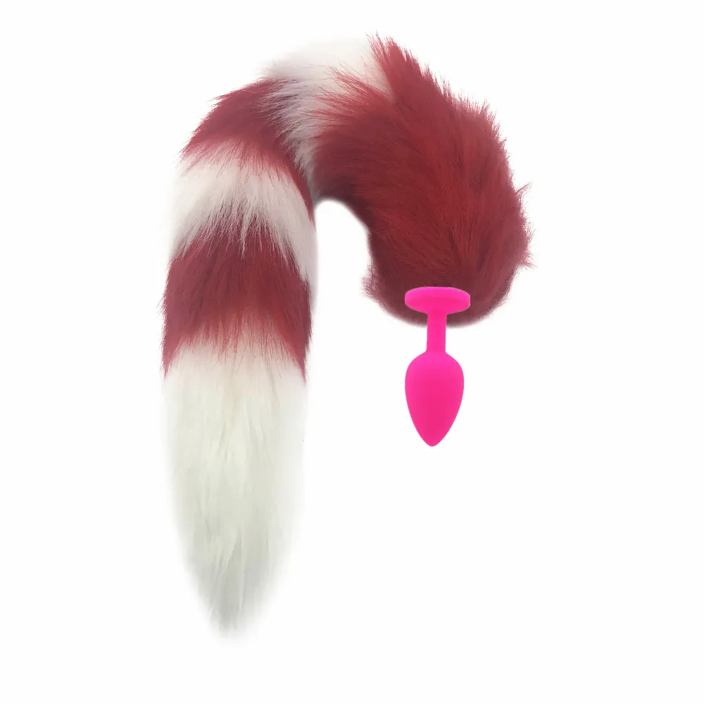 Fox Tail Anal Plug 80cm Super Long Stainless Steel Metal Butt Sex Toys For Women Products | Красота и здоровье