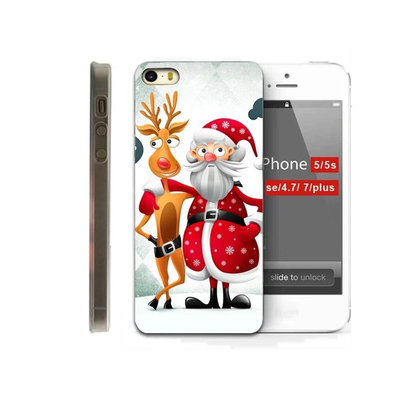 Силиконовый чехол для телефона iphone x xs MAX XR с Новым Рождеством 5s 6 6s 7 8 plus 10 Capa |
