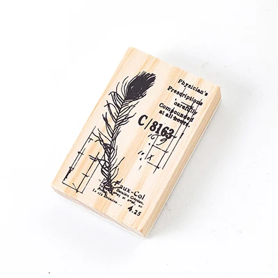 B 5x8cm XINAHER винтажные растения Марка с животными DIY Деревянные и резиновые штампы для скрапбукинга канцелярские товары Скрапбукинг Стандартный штамп - Цвет: B 5x8cm