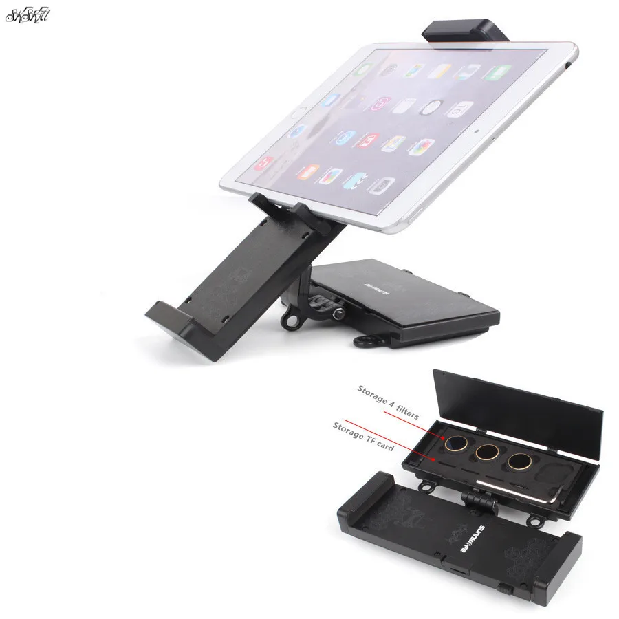 

Remote Control holder 4.7"-12.9" Phone Tablet Bracket & Strap Lanyard W/ Filter storage box for DJI Mavic Pro Accessories