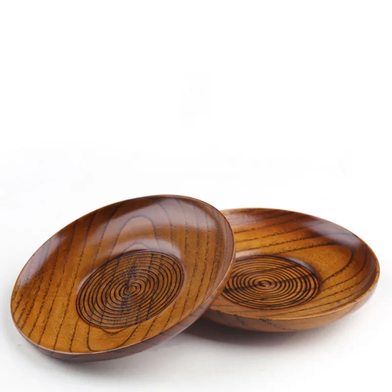 

Round Solid Wood Cup Mat Heat Insulation Pad Coffee/Tea Holders High Quality Hand-Made Placemat for Home/Restaurant/Hotel