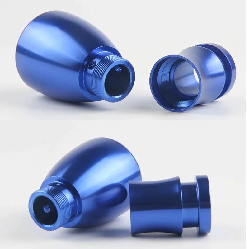 Черная MT Автоматическая Ручная алюминиевая головка рычага переключения передач