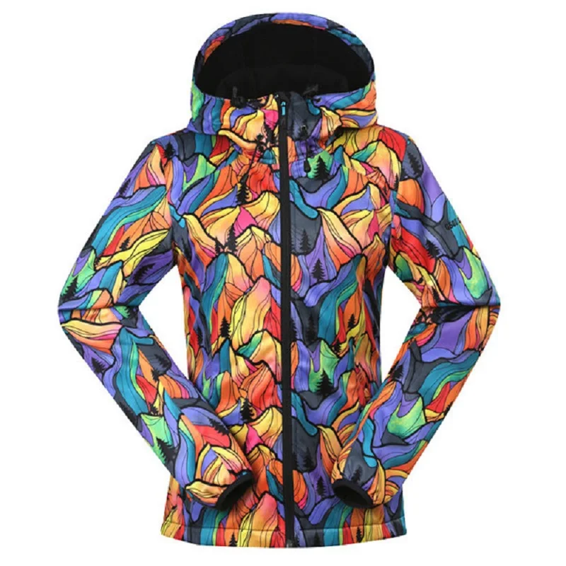 GSOU SNOW Brand Softshell Женская водонепроницаемая куртка ветровка для охоты рыбалки