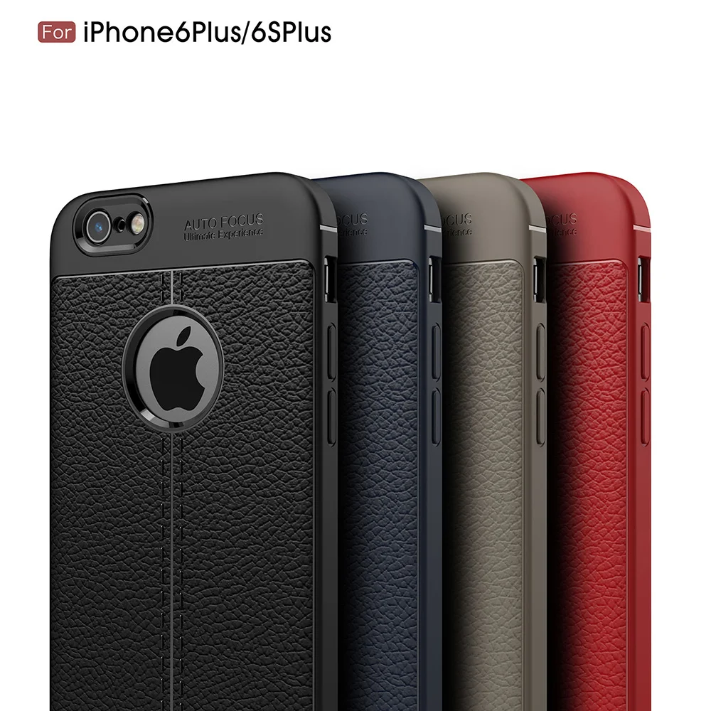 Кожаный ТПУ мягкий чехол для iphone X 7/8plus 6/6s plus 5S SE противоударный телефона полное