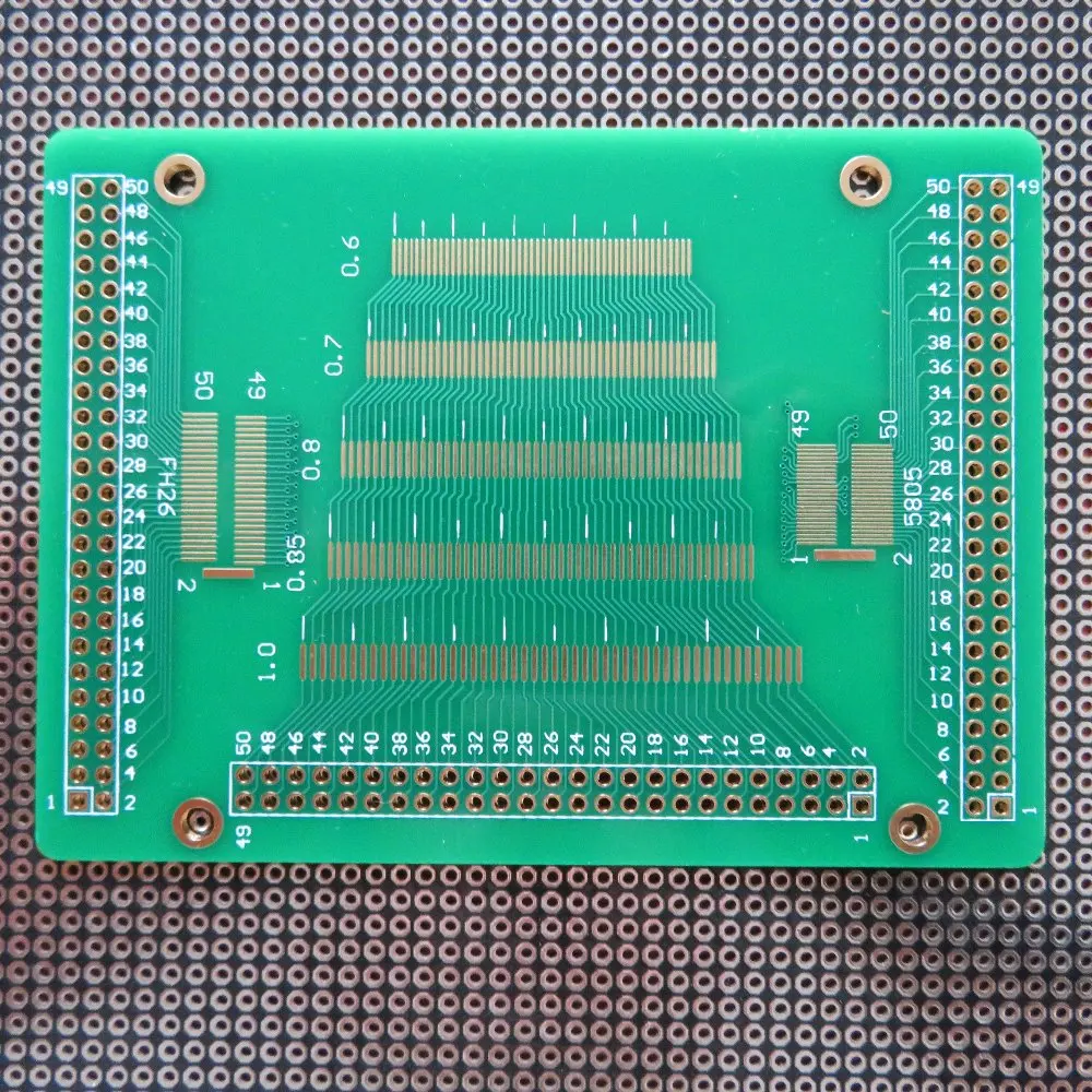 50P шаг 0 5 6 7 8 85 75 9 1 27 мм LCM TFT LCD 73x100 адаптер печатная плата Тип Многофункциональная