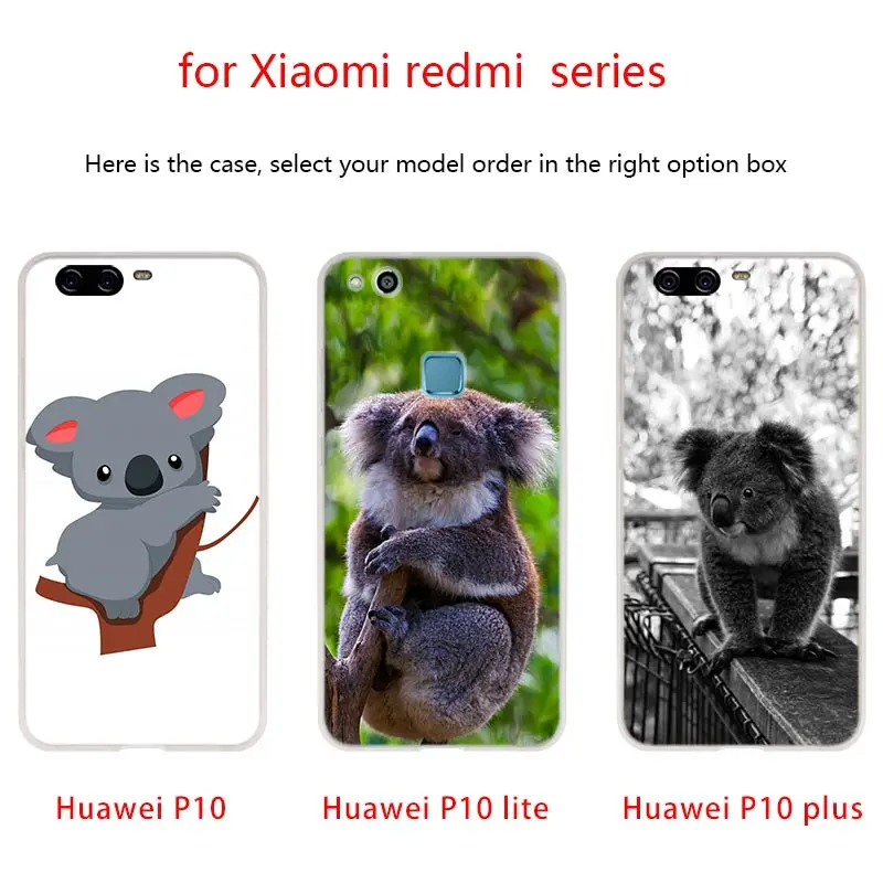 Милые мягкие чехлы с медведем коала для Huawei P40 P30 P20 Pro P10 Lite E Plus P Smart Z 2020 2019|Бамперы| |
