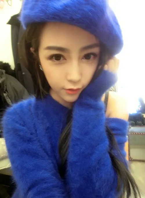 Многоцветный берет для женщин han edition buds cap sable hair berry M171018|cap hanger|cap huntingcap cords |