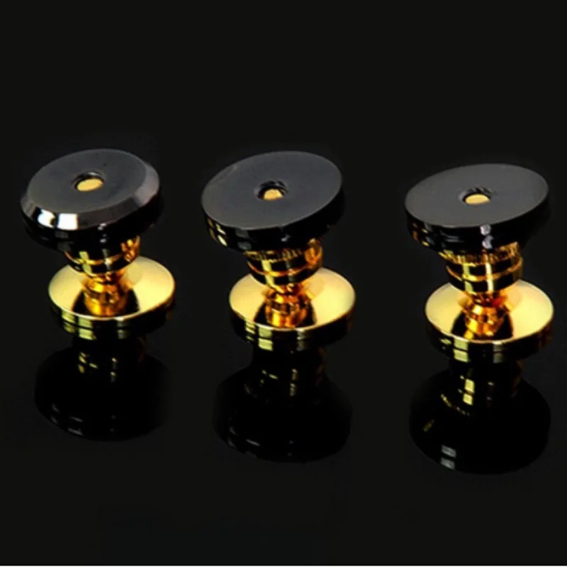 

4 sets Gold Speaker Spikes Subwoofer Spikes Isolation CD Amplifier Turntable Pad Stand Feet