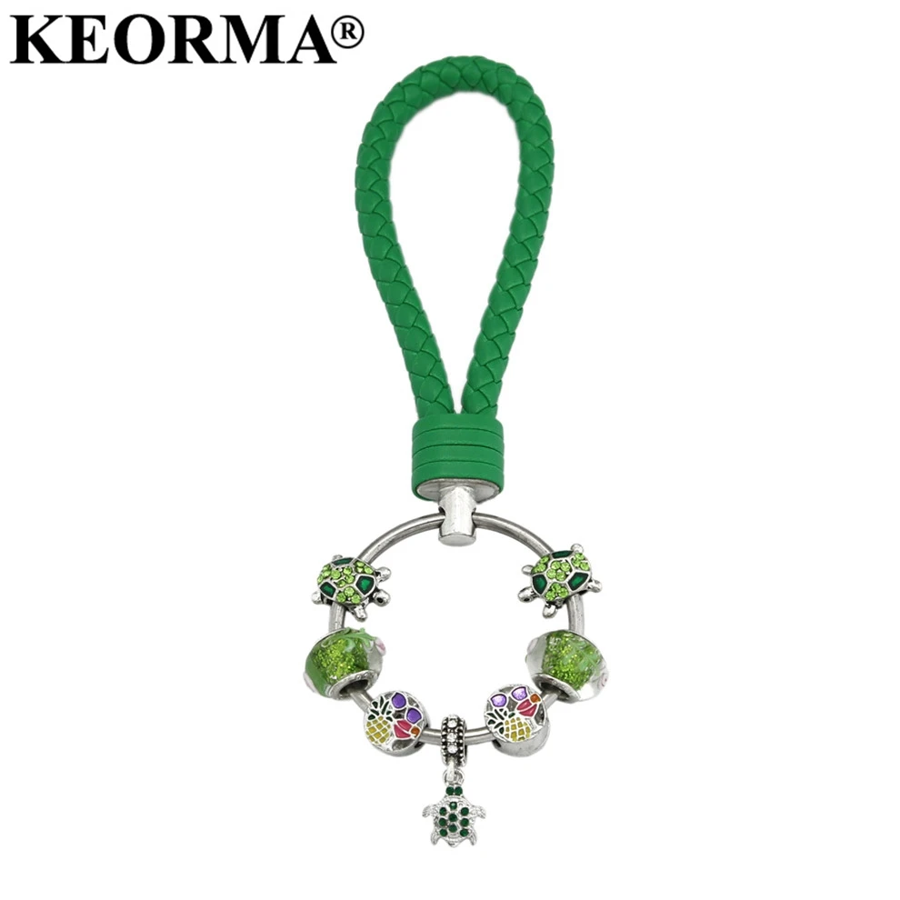 KEORMA брелок для автомобильных ключей зеленая черепаха кулон модная женская сумка