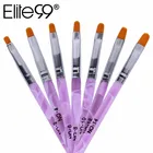 Elite99 7 шт.лот, акриловая ручка для рисования, ручка для рисования, ноготь, щетки УФ-гель для ногтей, набор для рисования, набор инструментов для маникюра