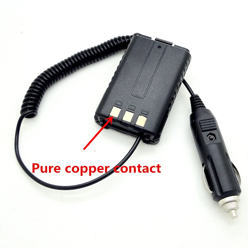 Cheap 2pcs BAOFENG UV-5R Car Charger For UV 5R UV-5RB UV-5RA Two Way Radio CB Walkie Talkie Battery Eliminator UV5R Accessories | Мобильные