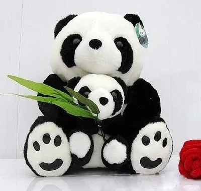 Мягкая плюшевая игрушка «Мама и ребенок», около 23 см