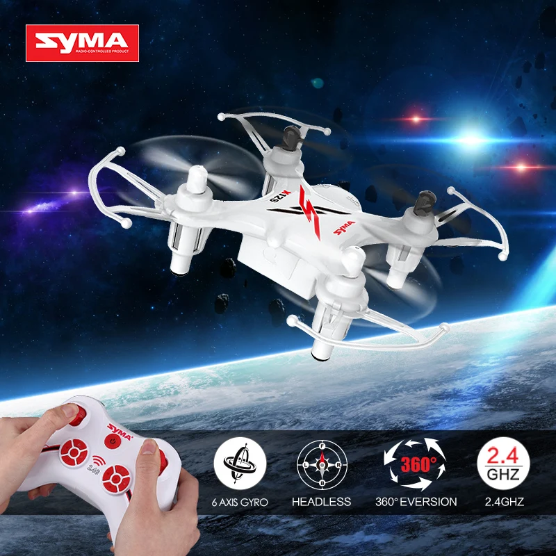 Лидер продаж Syma X12S 4CH 6 оси гироскопа Вертолет дроны Quadcopter Mini Дрон без Камера
