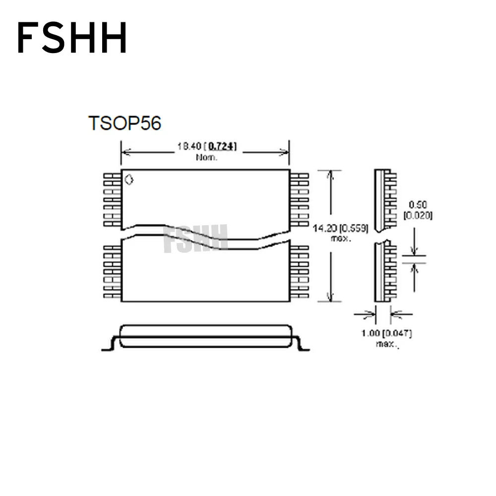 SA628-B102 Apply to Xeltek Programmer Adapter TSOP56 to DIP48  Adapter  IC Test Socket