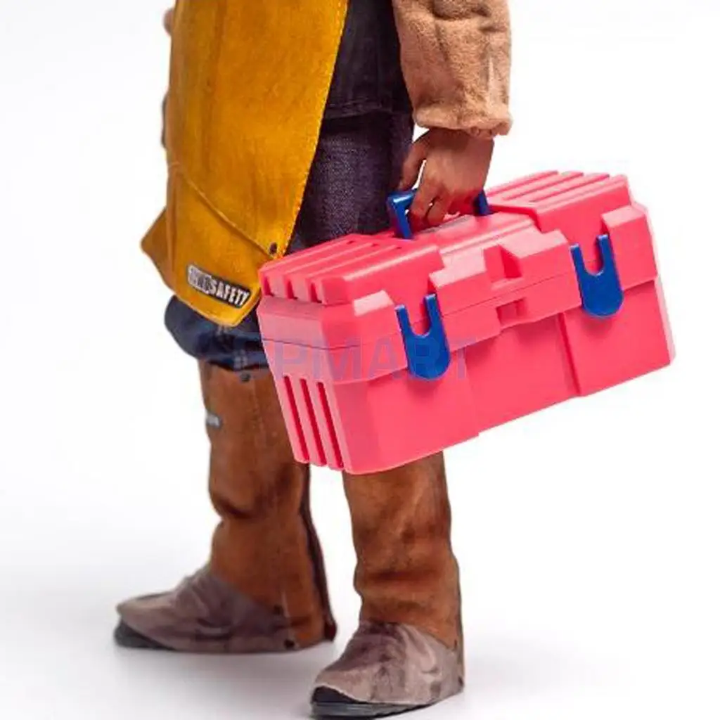 1/6 Scale Plastic Hand Tools Toolbox Set Repair Kit Repairman Accessories for 12'' Action Figure Hot Toys Drangon DID Enterbay |