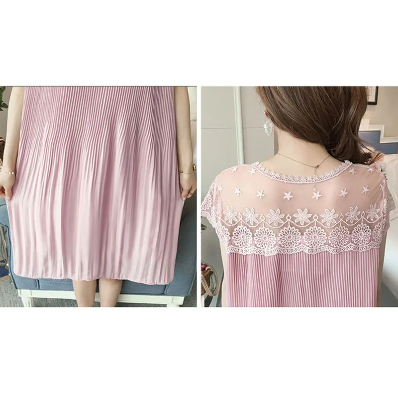 Кружевное платье без рукавов для беременных Платья Одежда Vestidos летняя одежда |