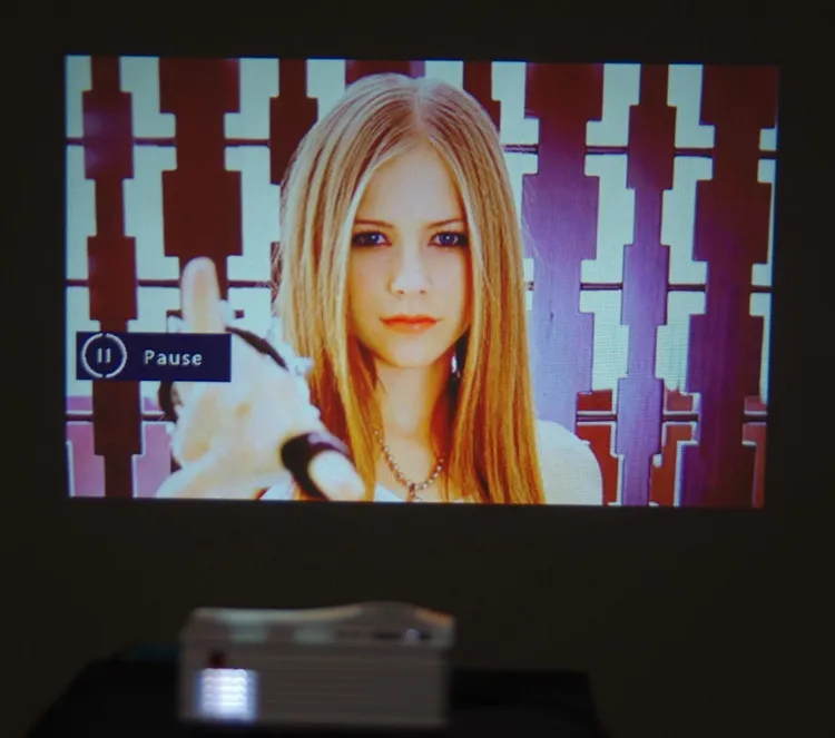 Звук Шарм домашний мини Театр Кино проектор UC36 Портативный кино видео HDMI USB Proyector