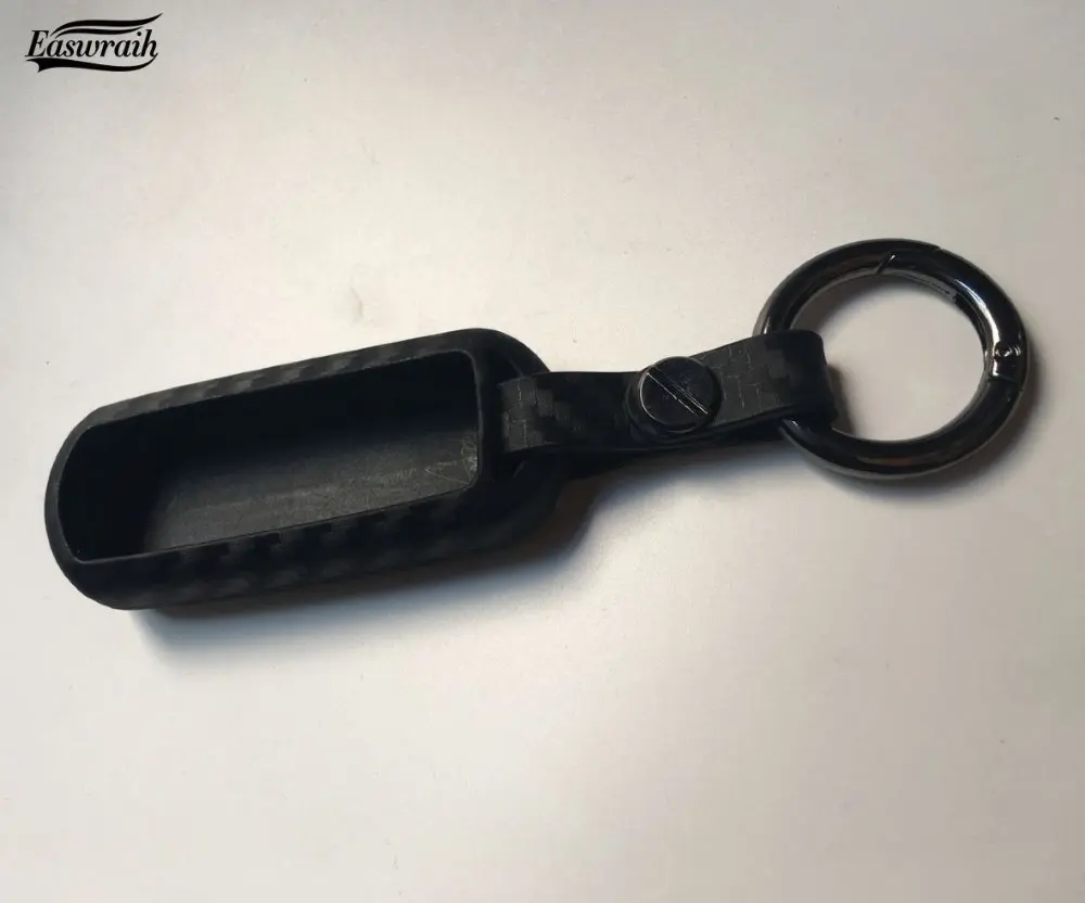 Автомобильный ABS углеродного волокна брелок Чехол Обложка держатель для Mazda 3 6