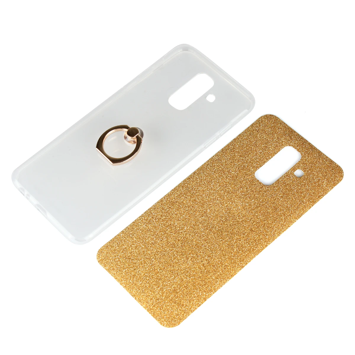 Soft Ring Phone Case for Samsung Galaxy A series A6 A8 Plus A9 Pro A3 A5 A7 2018 Finger Holder Support Bling Cover TPU Rubber | Мобильные