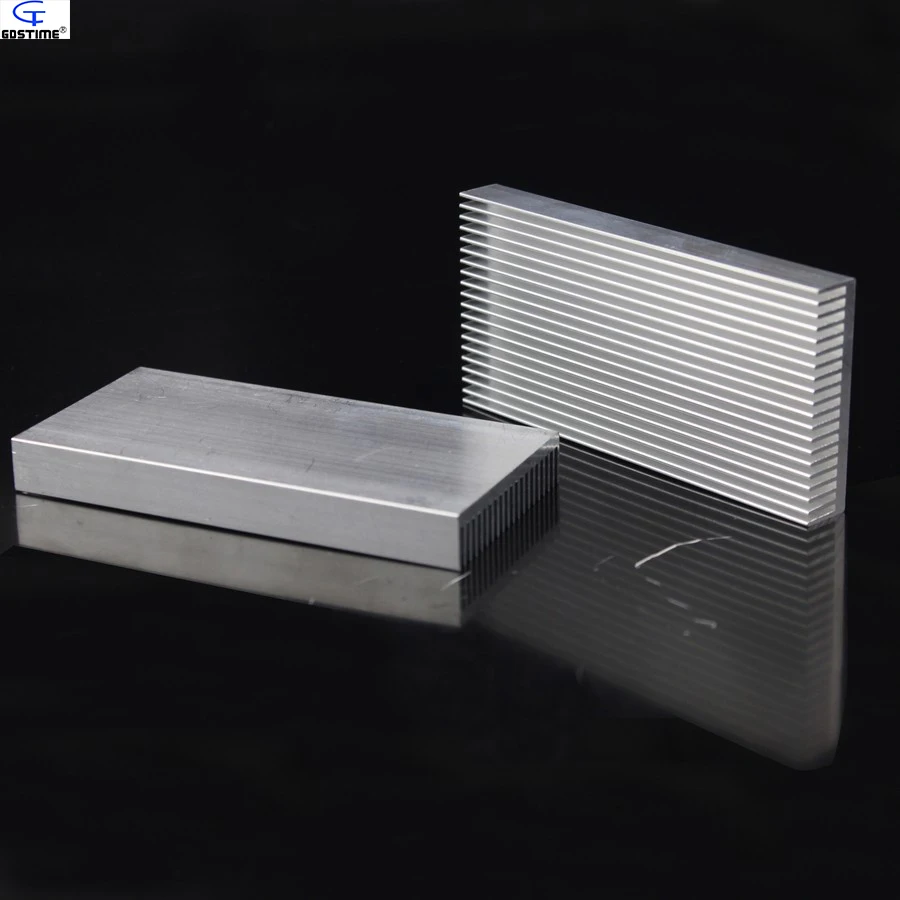 Gdstime 5pcs 100mm x 48mm 11mm Silver Aluminum Heat Sink Radiator Heatsink IC Chip Cooling Cooler 100x48x11mm | Компьютеры и офис