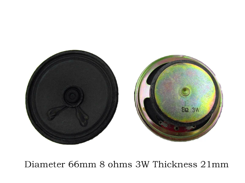 8 Ом 3 Вт DIY динамик для магнитной голосовой игрушки 66X45X21mm 2 шт./лот|Акустические