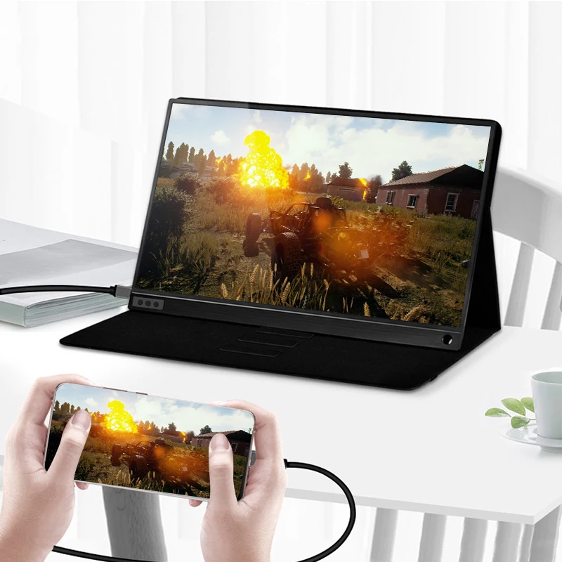 15,6 дюймовый ЖК-монитор Портативный Ультратонкий 1080P ips HD usb type C дисплей для ноутбука телефона xbox Switch и PS4 игровой монитор