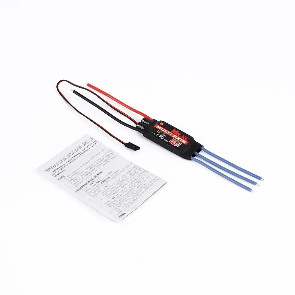 MR. RC 40A бесщеточный ESC контроллер скорости для F450/F550 Multirotor самолетов|Детали и