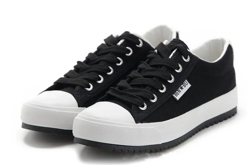 Женская обувь Парусиновая женская Спортивные классические кроссовки на плоской