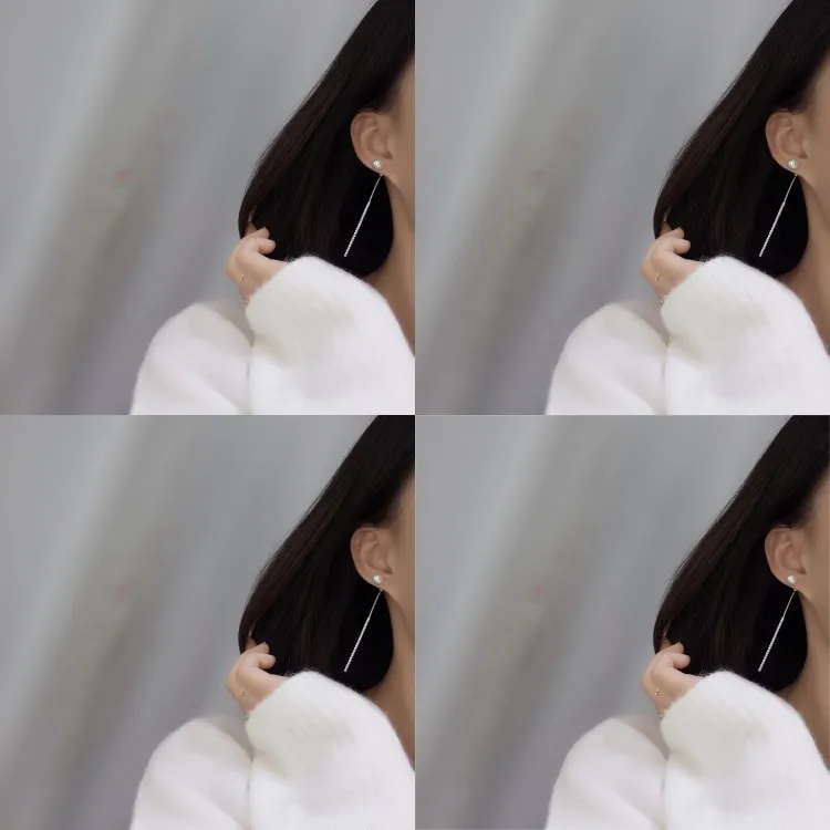 Серьги-подвески в Корейском стиле женские выразительные яркие ювелирные