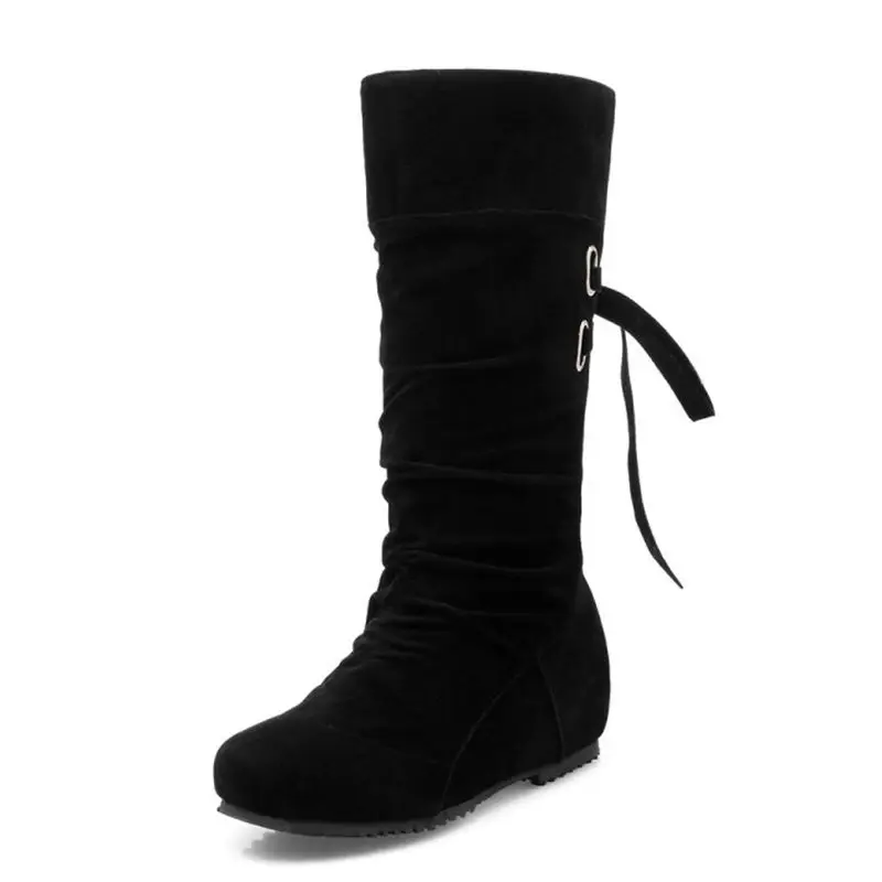BLXQPYT плюс Botas Mujer на высоком каблуке Большой Размеры Большие размеры 30 52 Женские