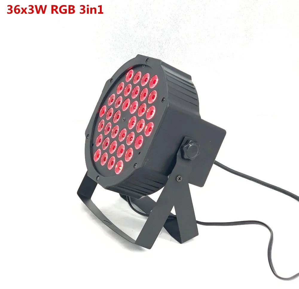 Цветная (RGB) 3IN1 36x4 Вт УФ этапе светильник ing эффект DMX 512 клуб диско вечерние бальный