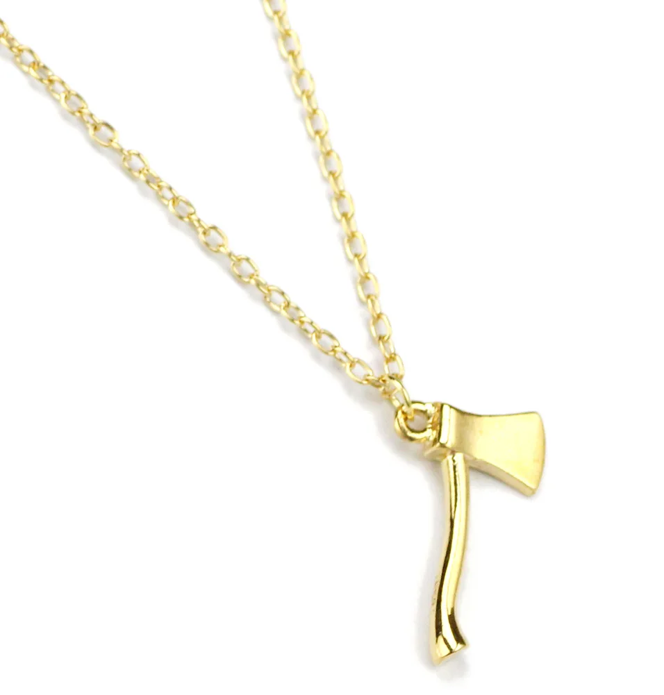 Золотой топор латунь подвеска в виде топора люмберджек инструмент охотник зомби