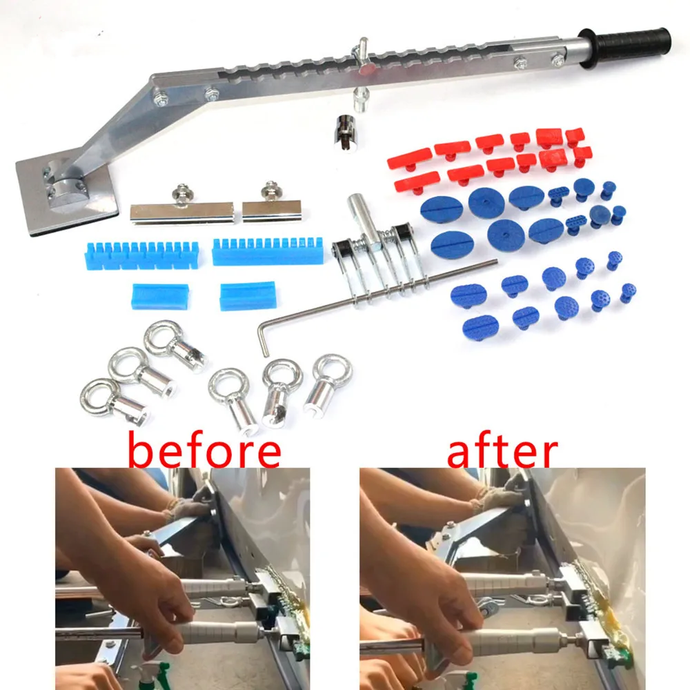 vender Pdr Paintless Dent Repair Extrator Kit Remoção Dent Martelo Deslizante Cola Varas Reverso Martelo Cola Guias Para Danos Causados Por Granizo