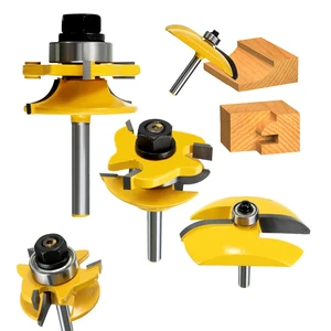 Высокое качество 3 шт.компл. 14 ''круглая рельса  стиль роутер набор деревянных сверл бухта приподнятая панель инструменты древесина резак