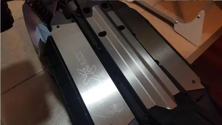 X-MAXX XMAXX большой X RC скалолазание шасси автомобиля Броня из нержавеющей стали с