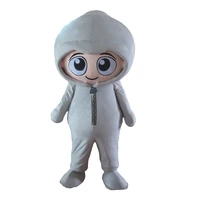 factory outlet popular brand new gray hat boy fancy dress adult character cosplay mascot costume free shipping