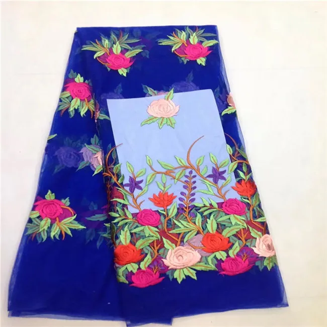 Черный тюль Кружево Ткань Высокое качество Африканский французский 2017 чистая в