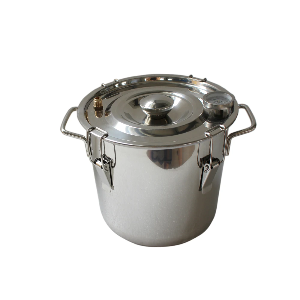 2Gal/8L термометр дистиллятор DIY из нержавеющей стали домашний пивоваренный