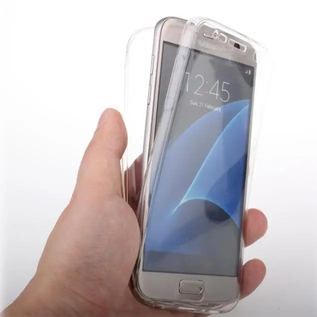 ТПУ Crystal Clear крышка Полный Средства ухода за кожей Защитный чехол кожи для Samsung Galaxy