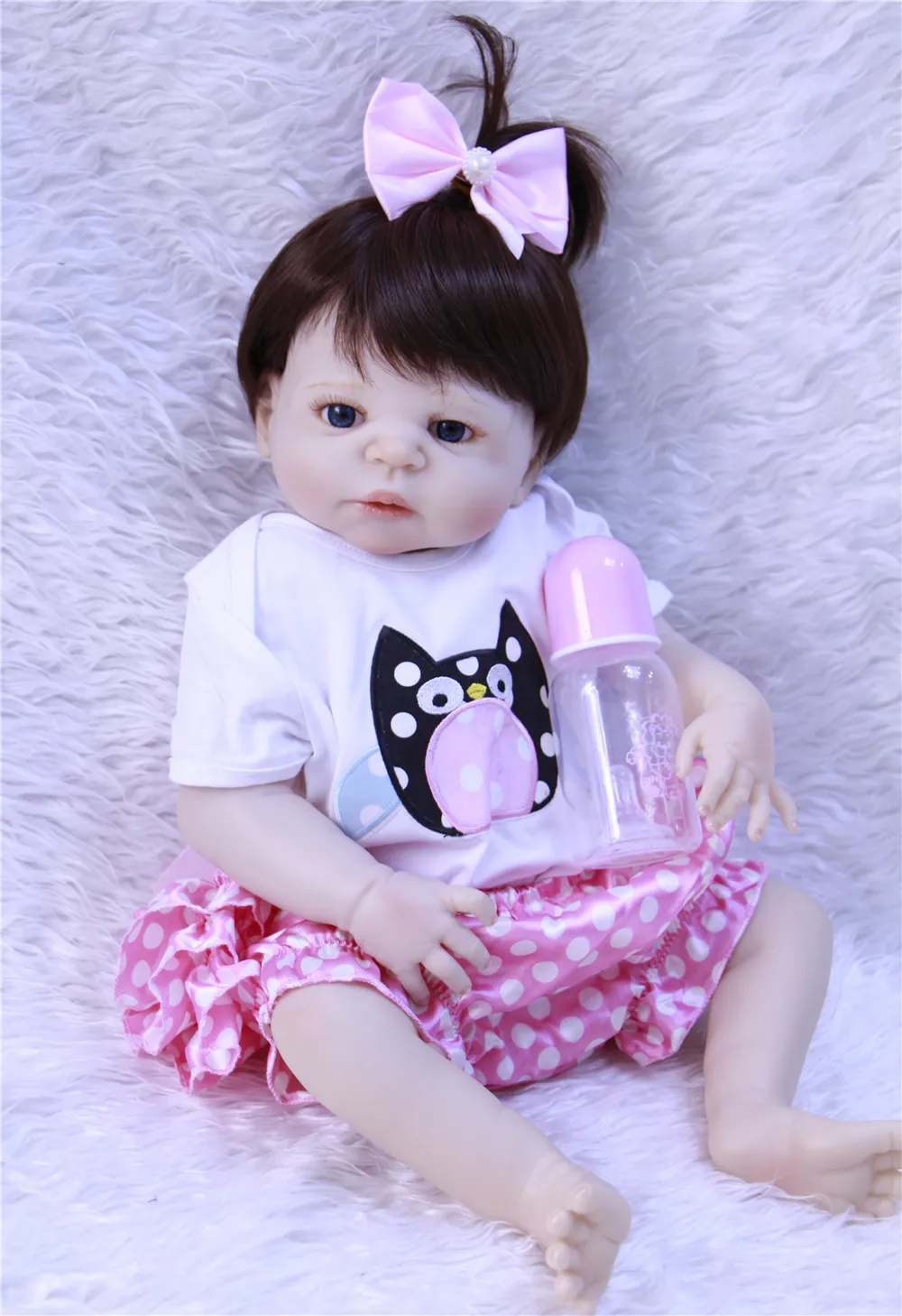 Силиконовые куклы Bebe born для всего тела новорожденных 22 дюйма принцессы BJD детей
