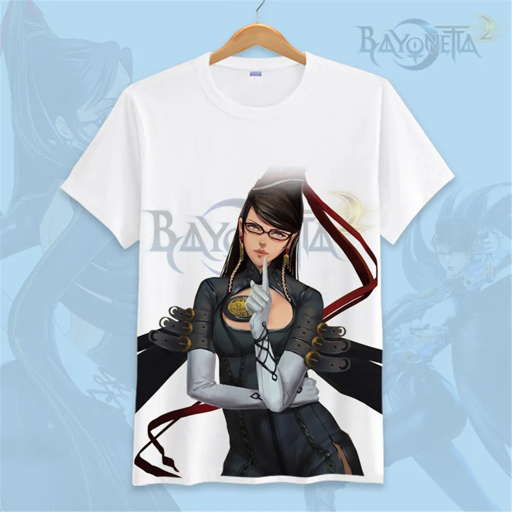Костюм для косплея Bayonetta 3D футболка мужчин и женщин хлопковая Футболка с принтом 2