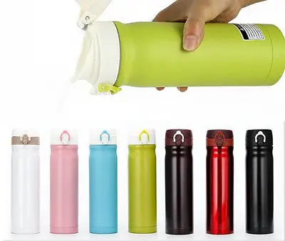 2015 popular Travel Bike Bicycle 350/500ml Sports Stainless Steel Water Bottle Vacuum Flask|flask glass|flask designsbottle applicator |