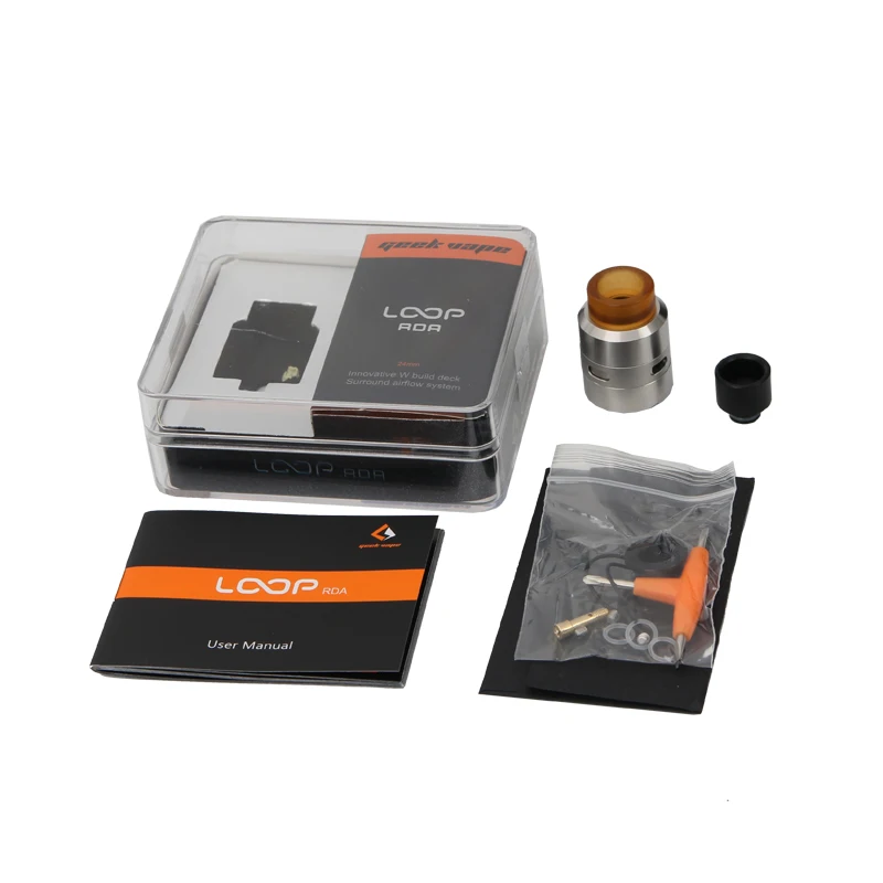Оригинальный атомайзер Geekvape Loop RDA 24 мм с уникальным W образным блоком