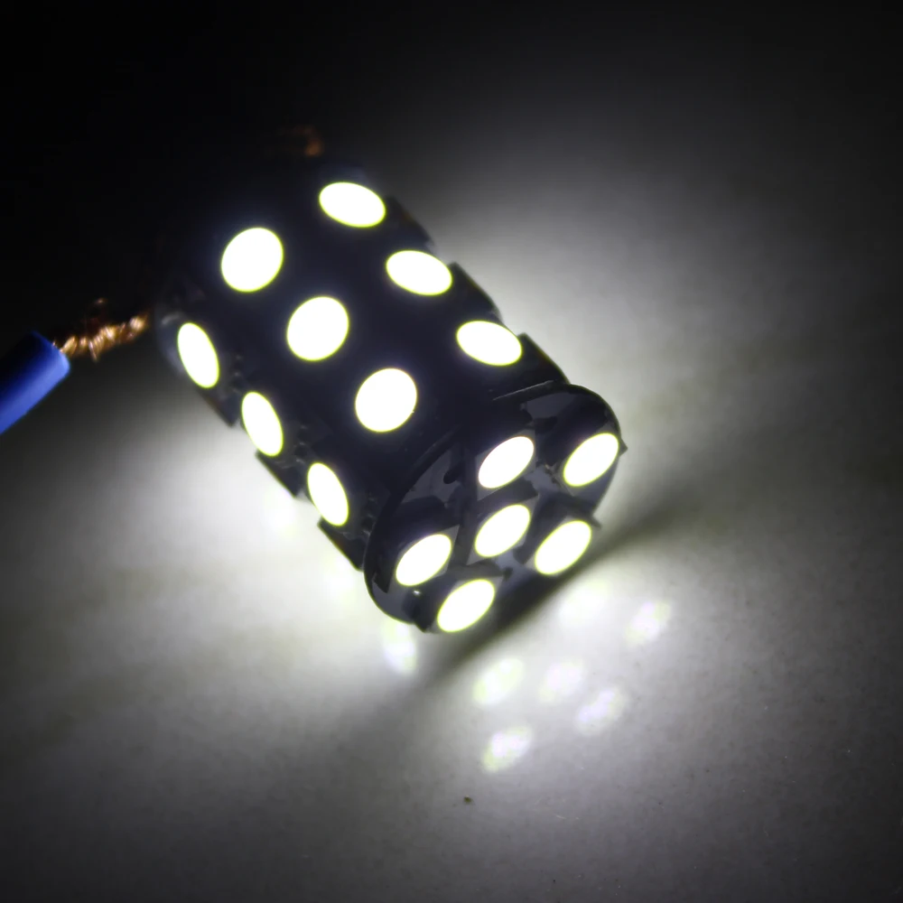 2 шт. Белый 1156 5007 7506 7527 BA15S светодиодный лампы 5050 27 SMD Сменные для 12 в задние фонари